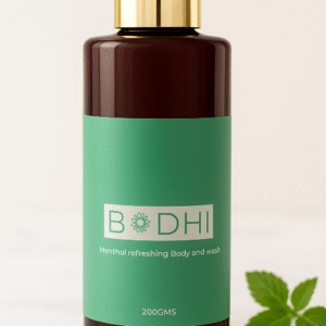 bodhi menthol refreshing body & face wash (100% natural)